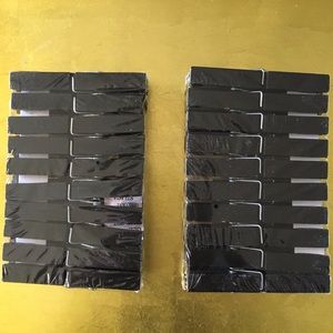 Clothespins, black, new